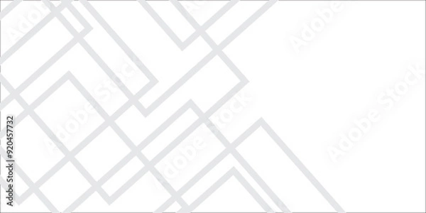 Fototapeta Abstract geometric lines background with diamond and triangle shapes. Geometric lines white abstract modern background. abstract minimal futuristic element concept vector for cover, banner design.