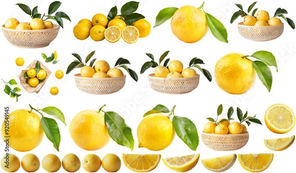 Fototapeta Yuzu and Orange