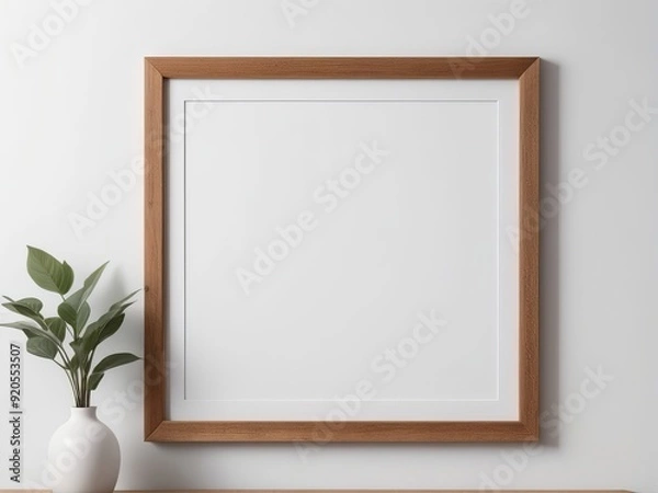 Fototapeta Empty Picture Frame Mockup