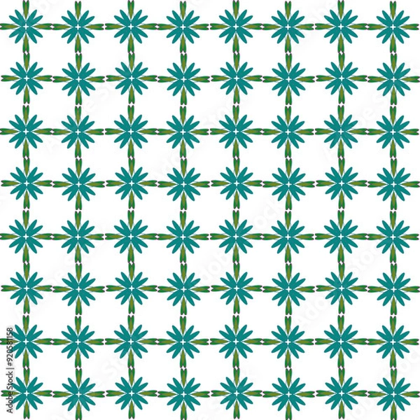 Fototapeta seamless pattern with leaves