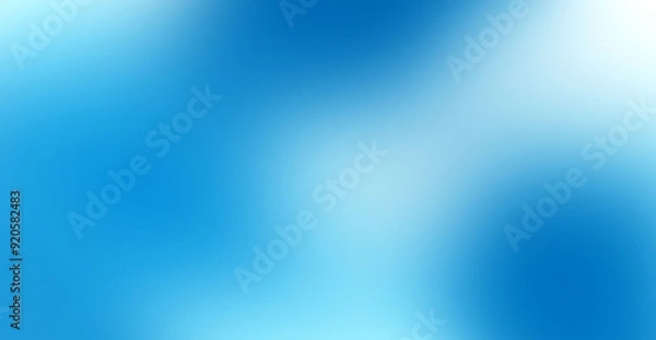 Fototapeta  Aerial light blue abstract gradient background blur white waves pattern 