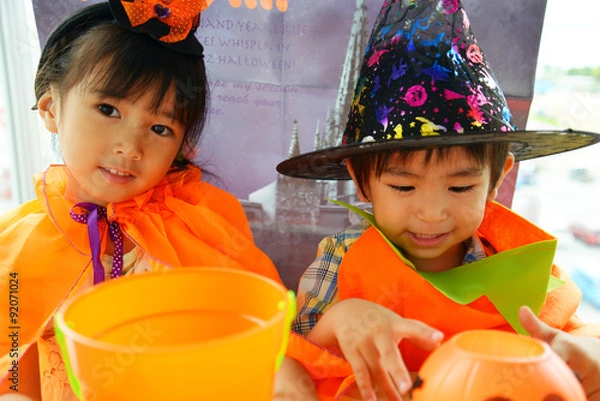 Obraz 笑顔の姉弟