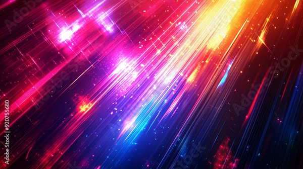 Fototapeta abstract background with lights