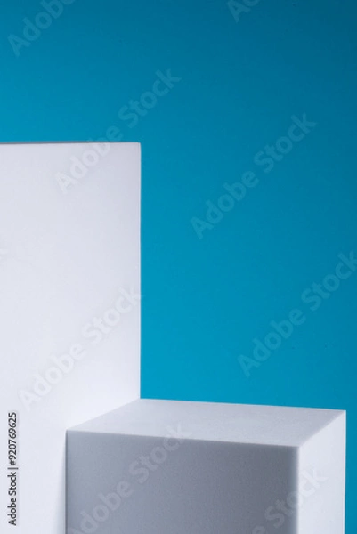 Fototapeta 3d geometric standing Product display Cosmetic