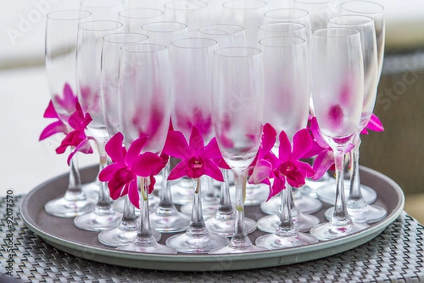 Obraz wedding setup detail