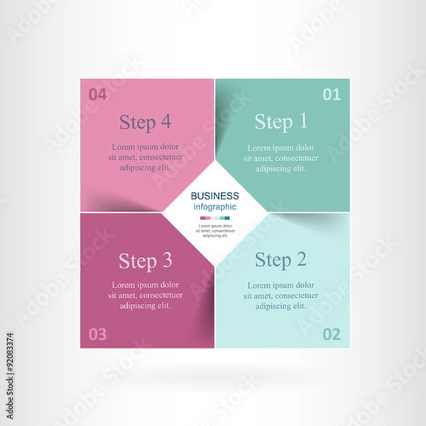 Obraz Vector infographic