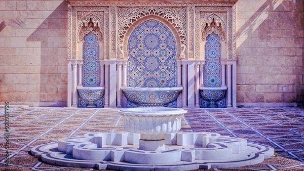 Obraz Mausolée Mohamed V, Rabat, Maroc