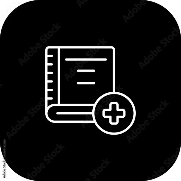 Fototapeta Medical Book Icon Design