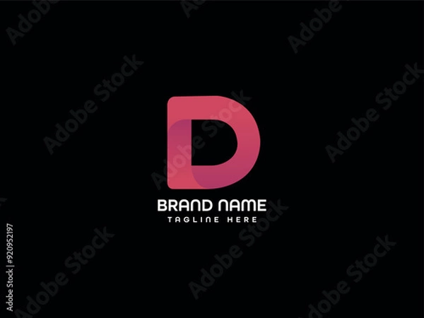 Obraz letter logo design template