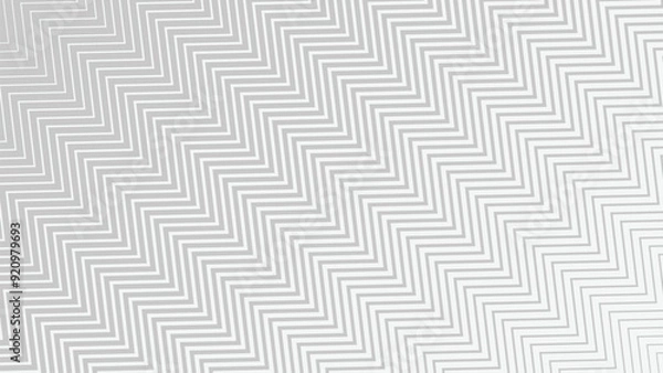 Fototapeta Grey zig zag pattern abstract background vector image