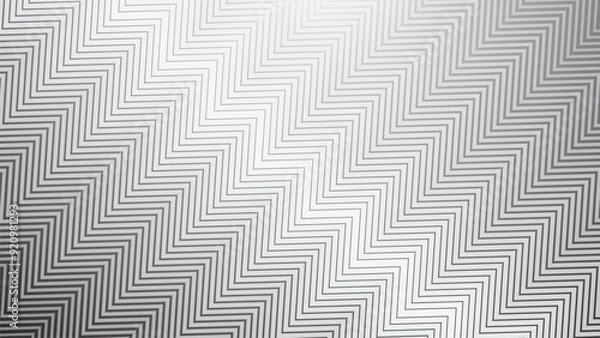 Fototapeta Grey zig zag pattern abstract background vector image