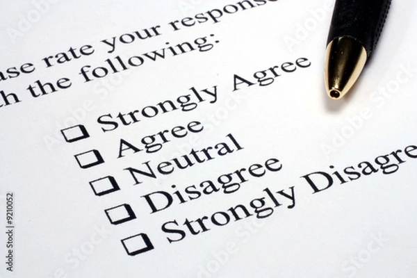 Fototapeta Survey & Pen