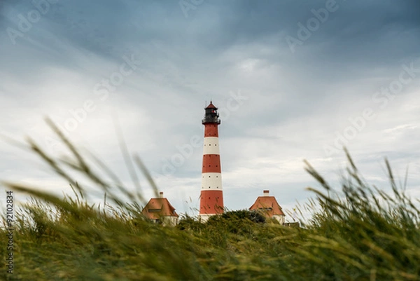 Fototapeta Leuchtturm Westerhever