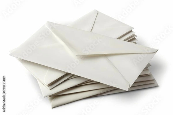 Obraz stack of white envelopes