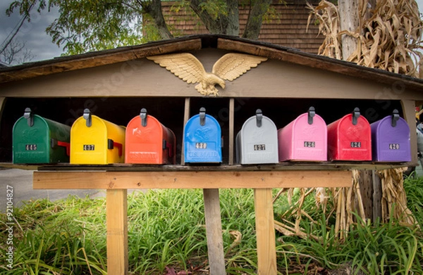 Fototapeta Mailboxes