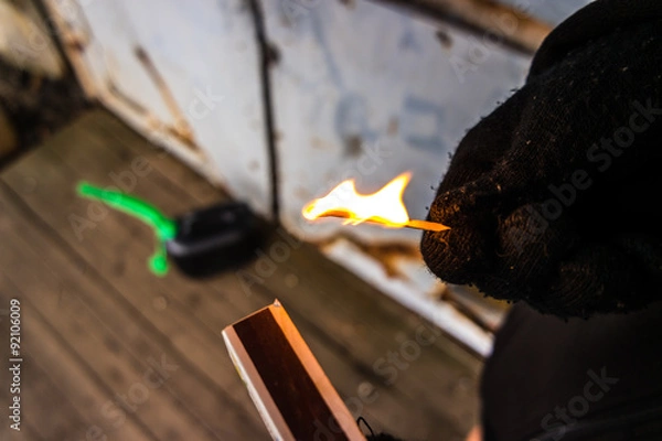 Obraz Atak podpalenia