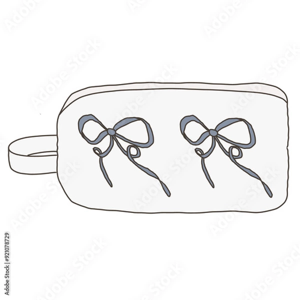 Obraz white coquette pencil case 