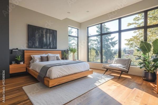 Fototapeta 日当たりの良い快適な部屋のイメージ