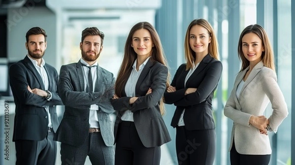 Fototapeta Professional Business Team Portrait