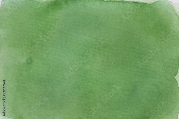Fototapeta Abstract green watercolor texture background, green textured vector banner. watercolor splash, vector grunge for print and t-shirt design.	