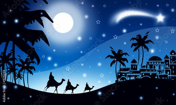 Obraz natale nel deserto