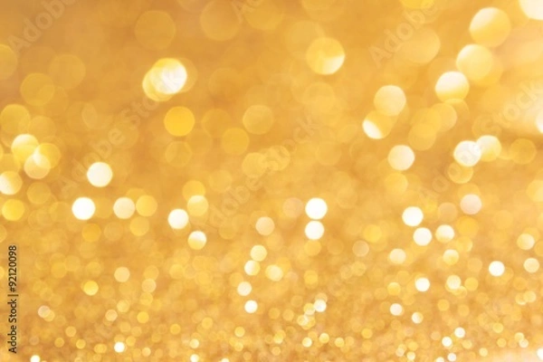 Obraz gold bokeh background