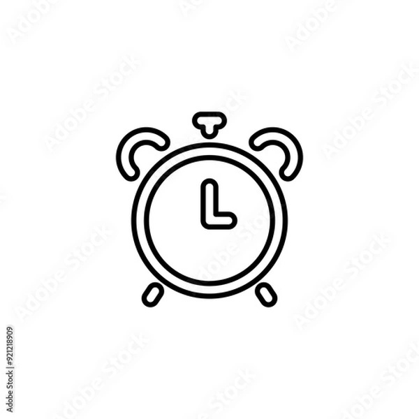 Fototapeta Alarm icon. Clock icon. Time icon. 