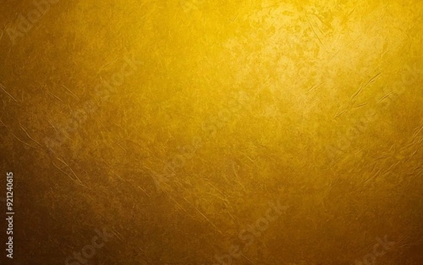 Obraz Yellow golden paper texture background. Grunge bright light wallpaper, decorative elegant material surface backdrop, vintage banner effect, premium royal exclusive illustration