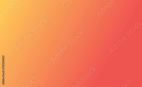 Fototapeta dynamic deep orange to yellow gradient background