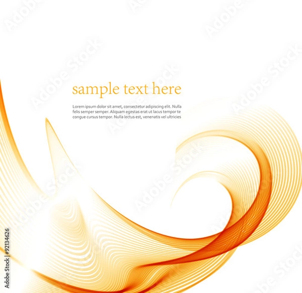 Fototapeta   Vector smooth abstract waves