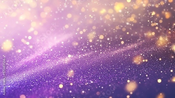 Obraz Shimmering Purple Bokeh Background