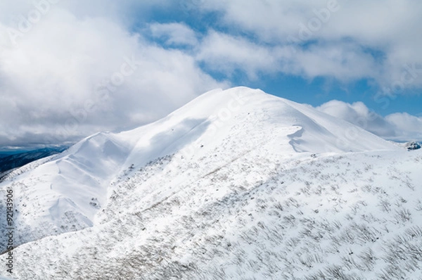 Obraz Mt Feathertop, 2nd highest peak in Victorian Alps, Australia, in winter