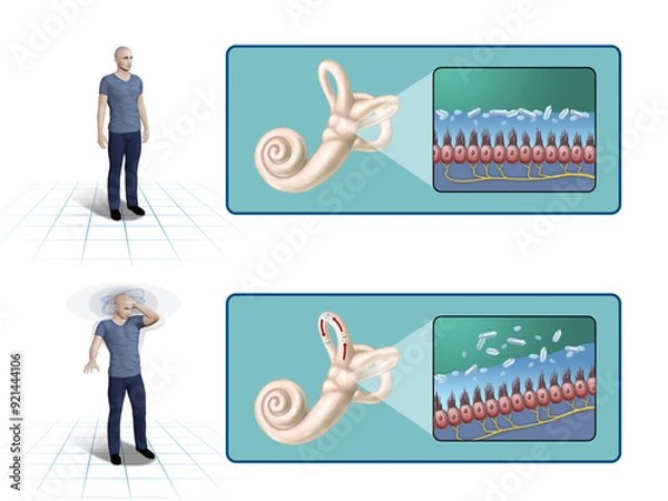 Obraz Benign paroxysmal positional vertigo