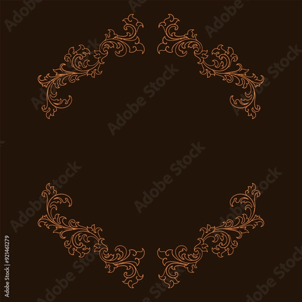 Obraz Luxury Vintage Ornament 