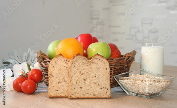 Fototapeta healthy breakfast