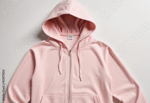 Obraz Cropped hoodie mockup template