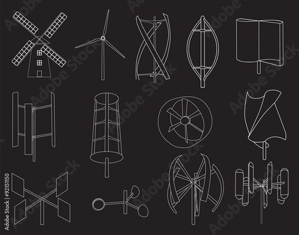 Obraz 13 type of wind turbine