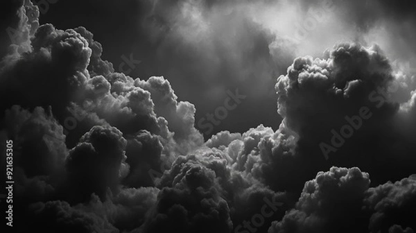 Obraz Dark Storm Clouds Gathering in the Sky