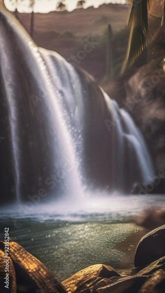 Obraz Water fall splash moment