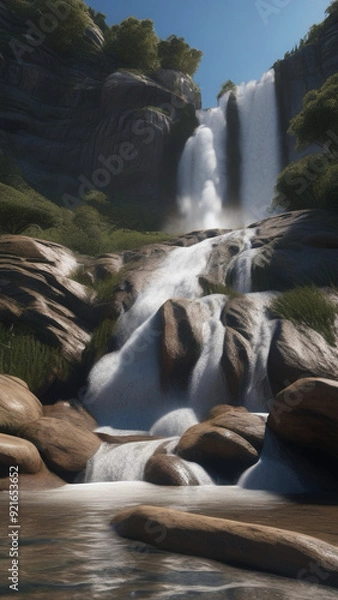 Obraz Big nature water fall