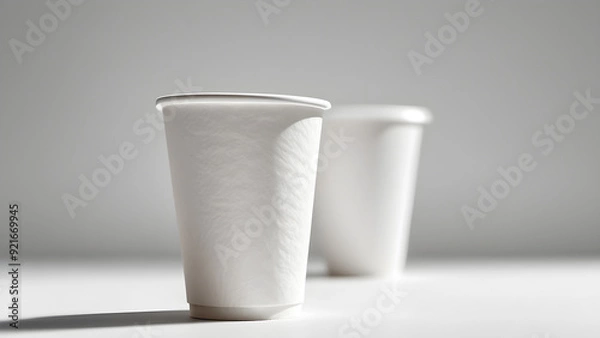 Fototapeta Image with paper cup