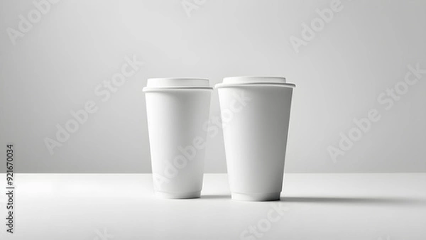 Fototapeta Image with paper cup