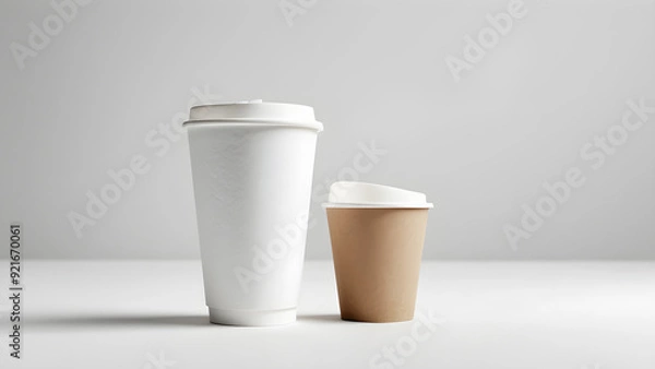 Fototapeta Image with paper cup