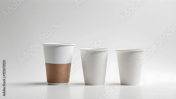 Fototapeta Image with paper cup