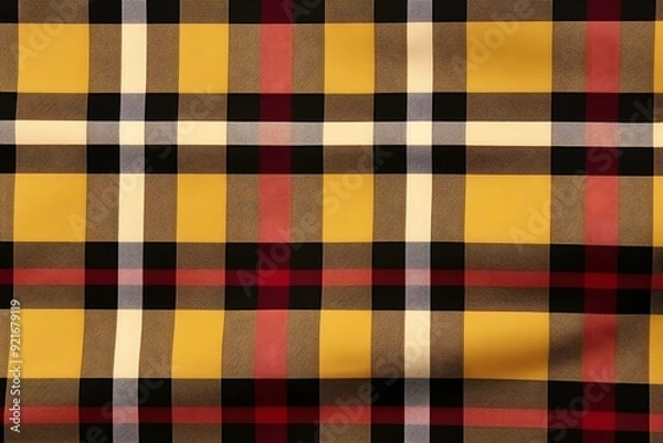 Fototapeta Christmas tartan plaid seamless pattern and black, green, red, white flannel shirt patterns, trendy tiles flat vector illustration.
