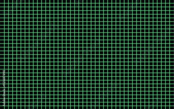 Fototapeta Abstract green grid neon style