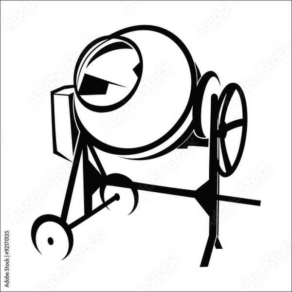 Obraz Concrete mixer