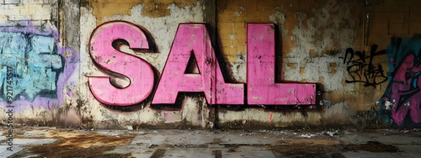 Fototapeta Graffiti Sale