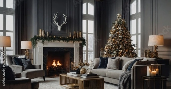 Obraz  luxury christmas decor