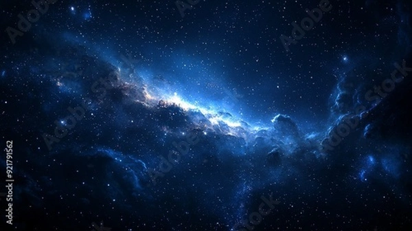 Obraz Cosmic Nebula with Stars.